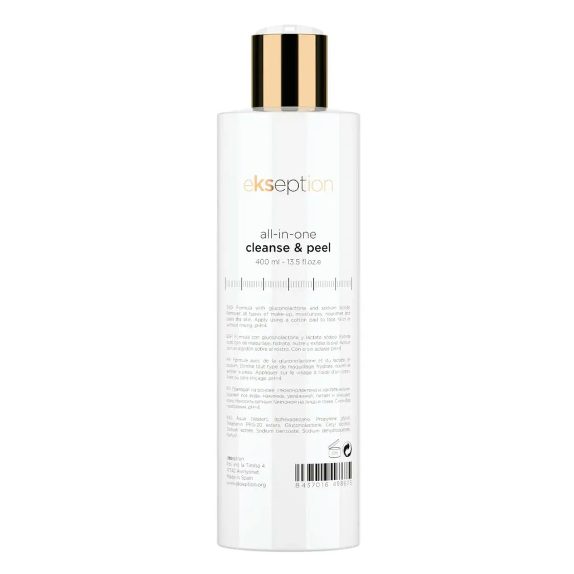 EKSEPTION All-in-one Cleanse peel & peel 400ml