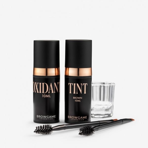 Browgame Cosmetics Lash & Brow Tint - permanent brynfarge - Brown