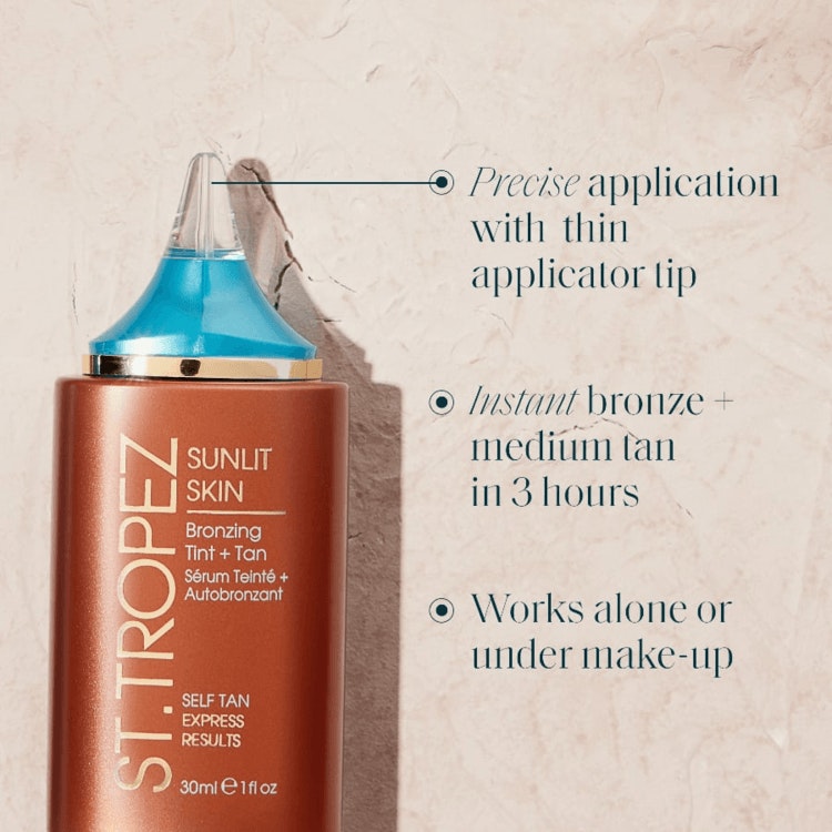 St. Tropez Sunlit Self Tan 30 ml - effektive selbruningsdråper
