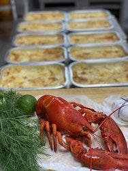 Hummerlasagne för två