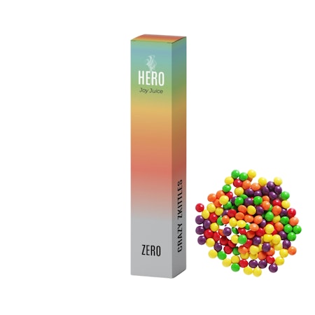 THC-P/HHC-O Engångs Vape HERO Crazy Zkittles 95%