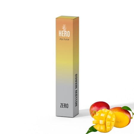 THC-P/HHC-O Engångs Vape HERO Mellow Mango 95%