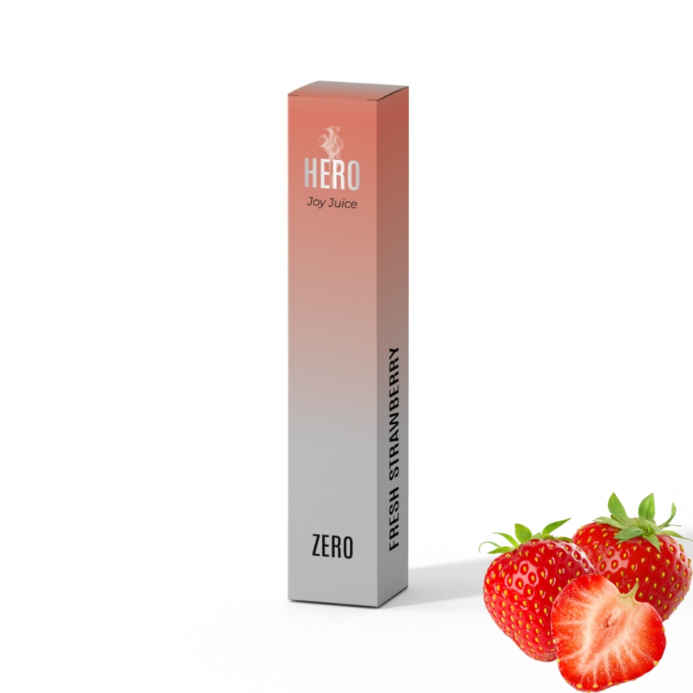 THC-P/HHC-O Engångs Vape HERO Fresh Strawberries 95%