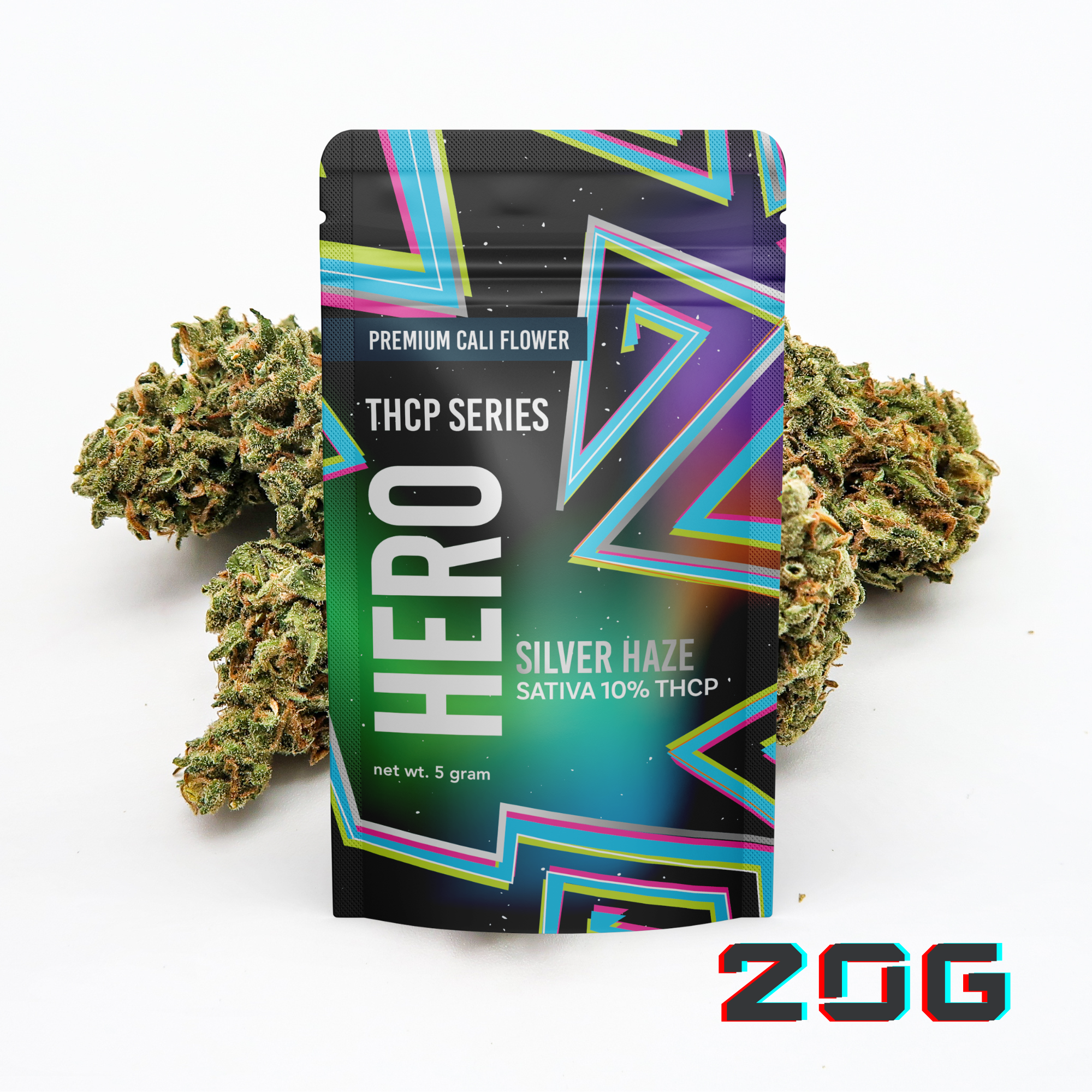 THCP Buds Hero Silver Haze 20g