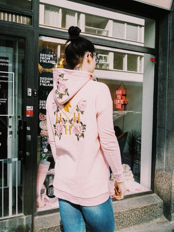 La vie en Rose luxury Hoodie - REA ord. pris 1190kr