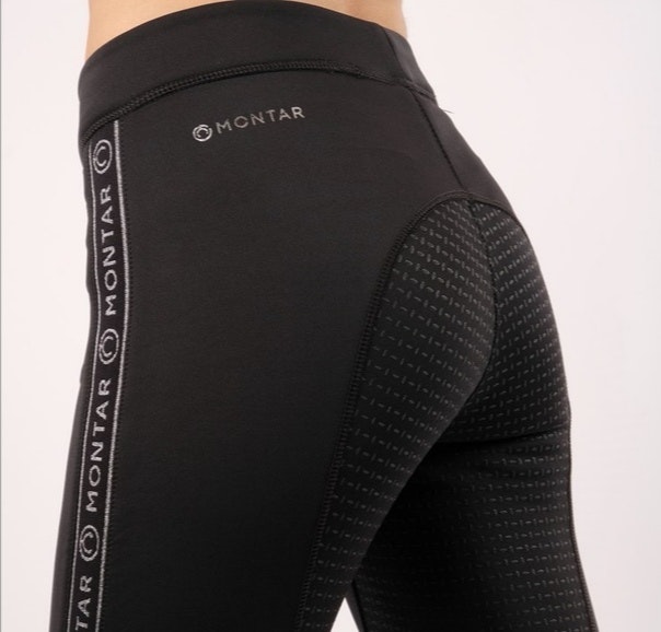 Montar Zaressa helskodda Ridtights Svart - REA ord. pris 749kr