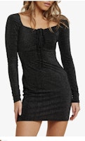 Leila lurex dress