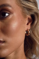 Punk creol earrings
