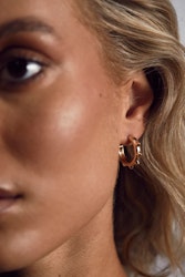 Punk creol earrings
