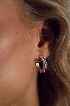 Punk creol earrings