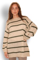 Striped Knit Sweater