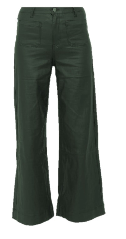 High-Waisted Pants with Front Pockets
