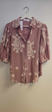 Ella shirt mönstrad