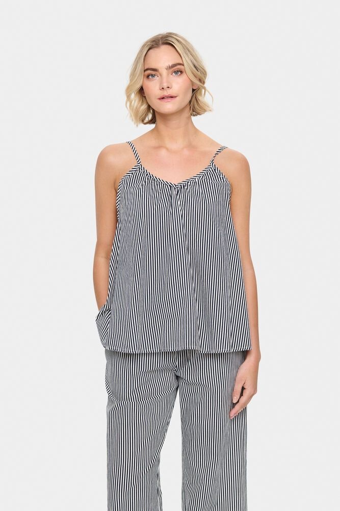 Zalinda Stripe Strap Top