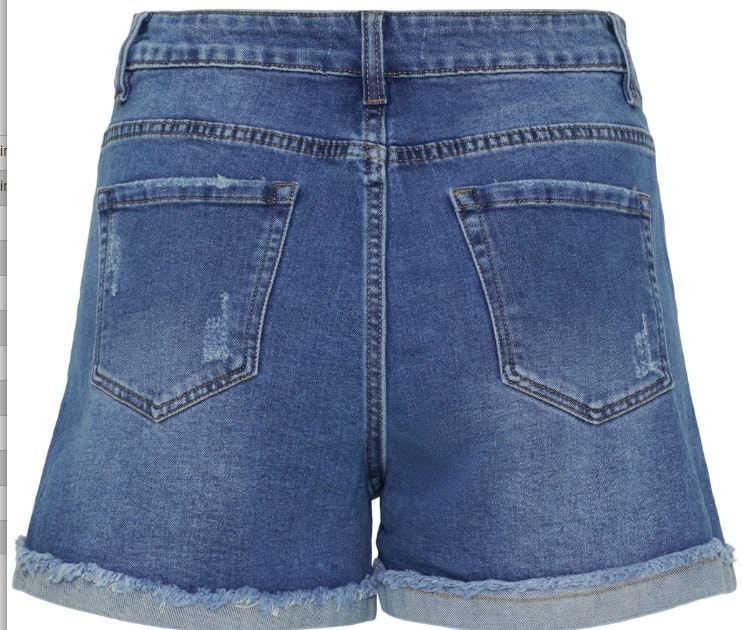 Mörka jeansshorts