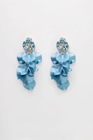 Leaf stone earrings