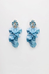 Leaf stone earrings