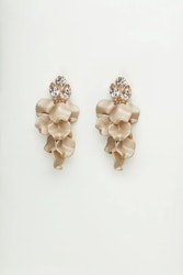 Leaf stone earrings