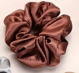 Satin scrunchie