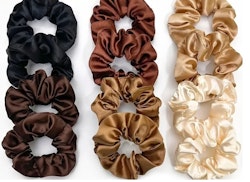 Satin scrunchie
