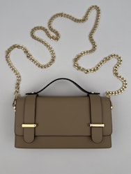 Clutch with chain strap
