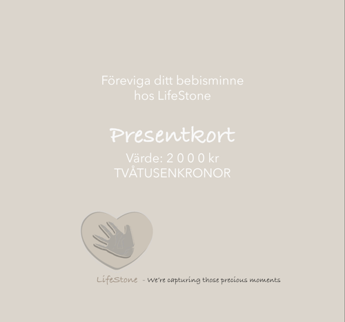 Presentkort från LifeStone