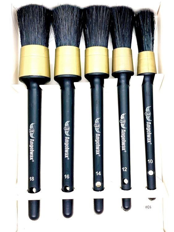 Angelwax Brush UP Professional Detailing Brush Set