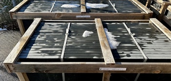 Svart Vega Flammad Mark: 1200 x 300 x 30 mm