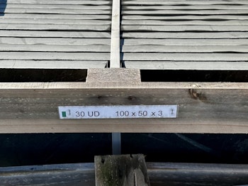 Svart Vega Flammad Mark: 1000 x 500 x 30 mm