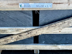 Svart Vega Flammad Mark: 500 x 500 x 30 mm
