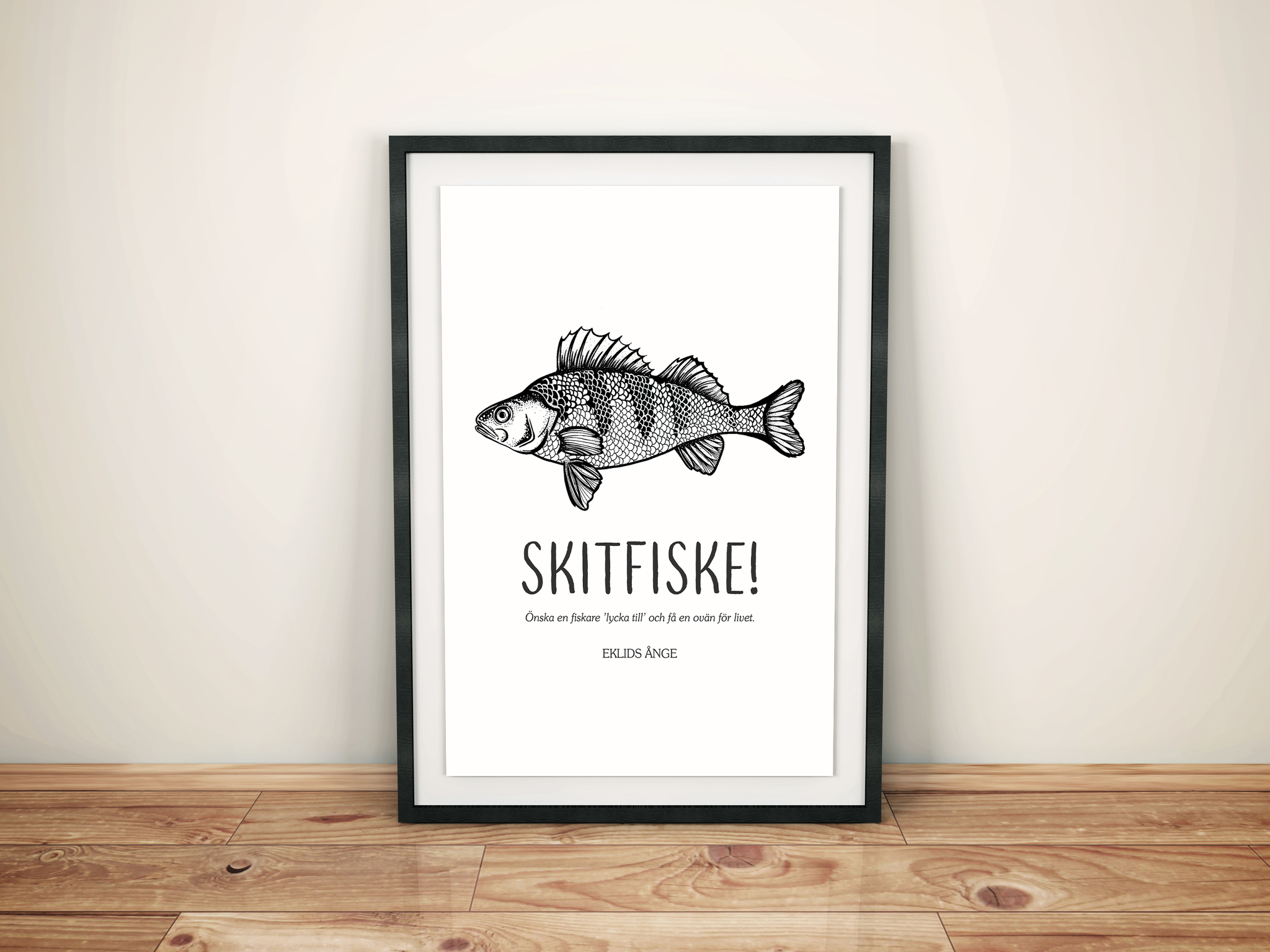 EKLIDS poster: "Skitfiske!"