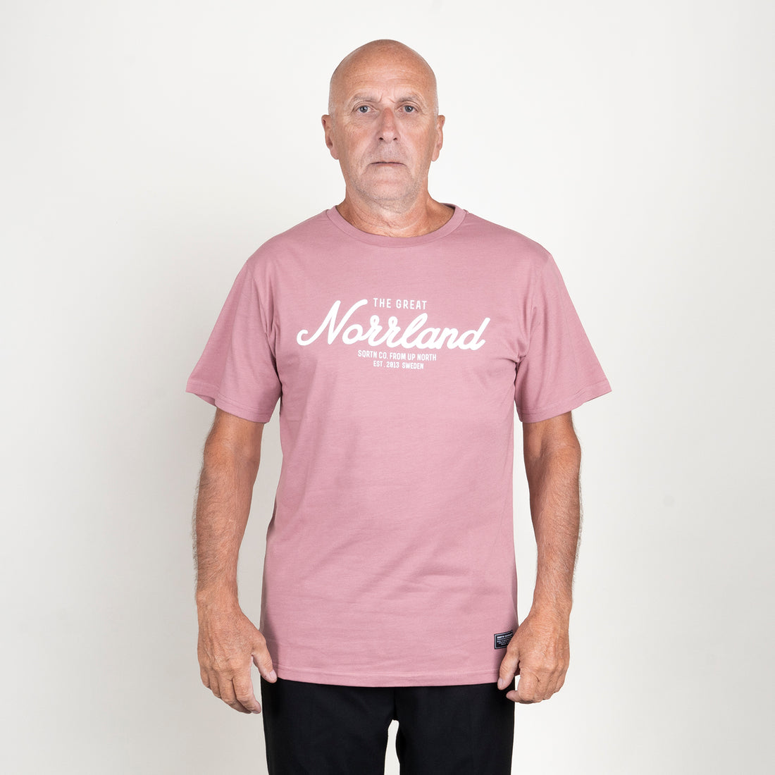 GREAT NORRLAND T-SHIRT - PINK DUST