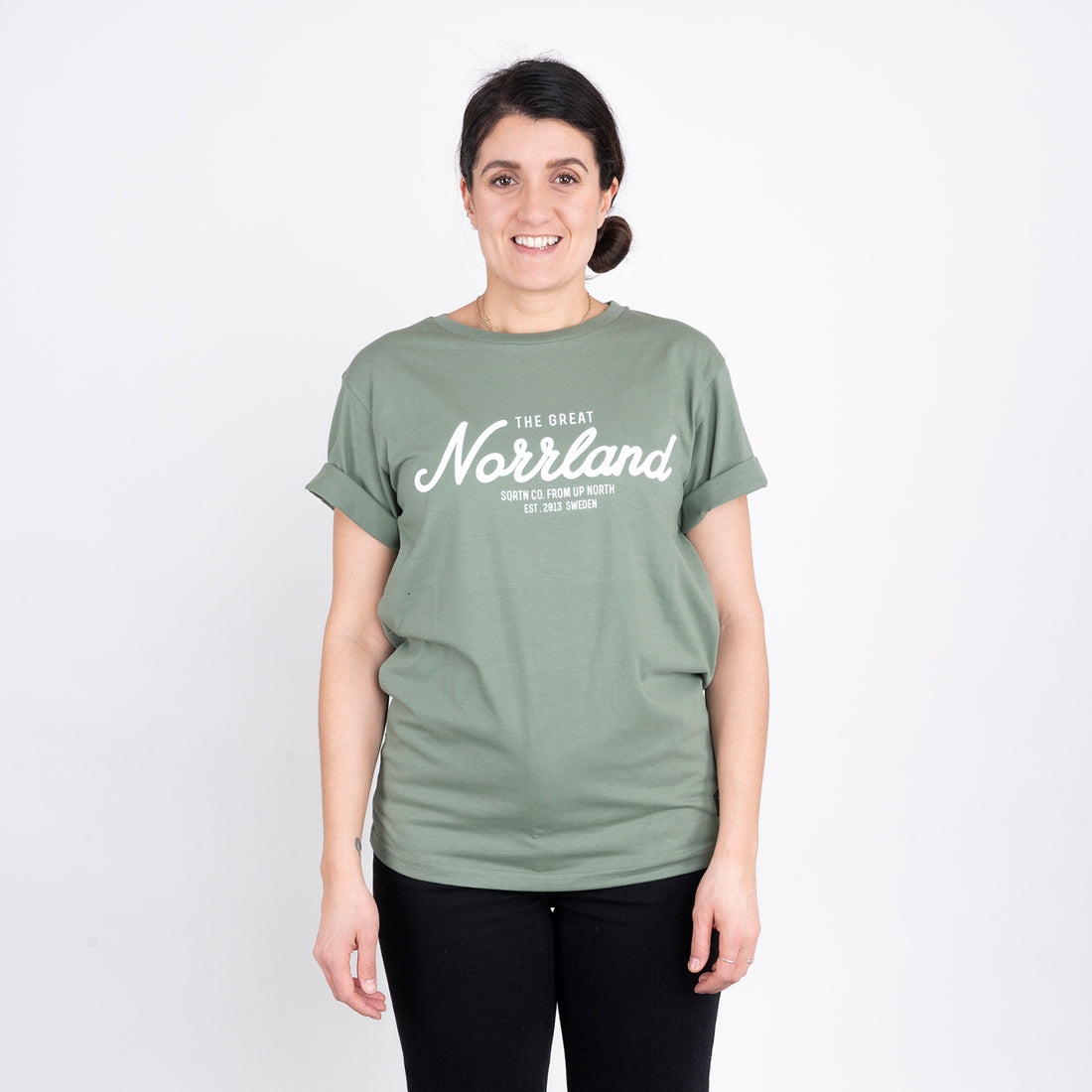 GREAT NORRLAND T-SHIRT - OLIVE DUST