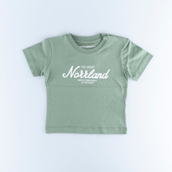 GREAT NORRLAND KIDS T-SHIRT- OLIVE DUST