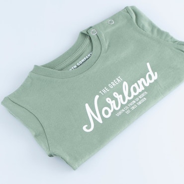 GREAT NORRLAND KIDS T-SHIRT- OLIVE DUST