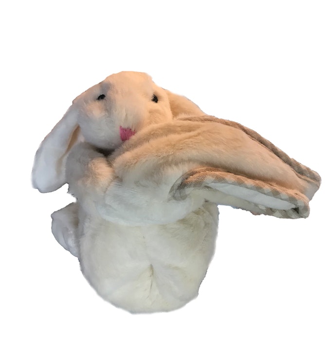 Kanin med snuttefilt