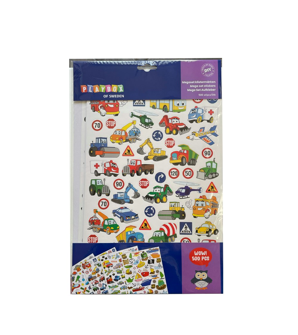 Mega set klistermärken