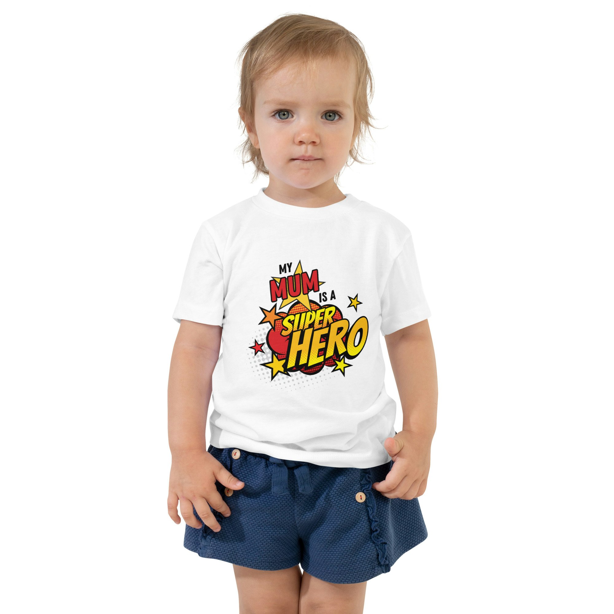 Superhero Mum Toddler Short Sleeve Tee