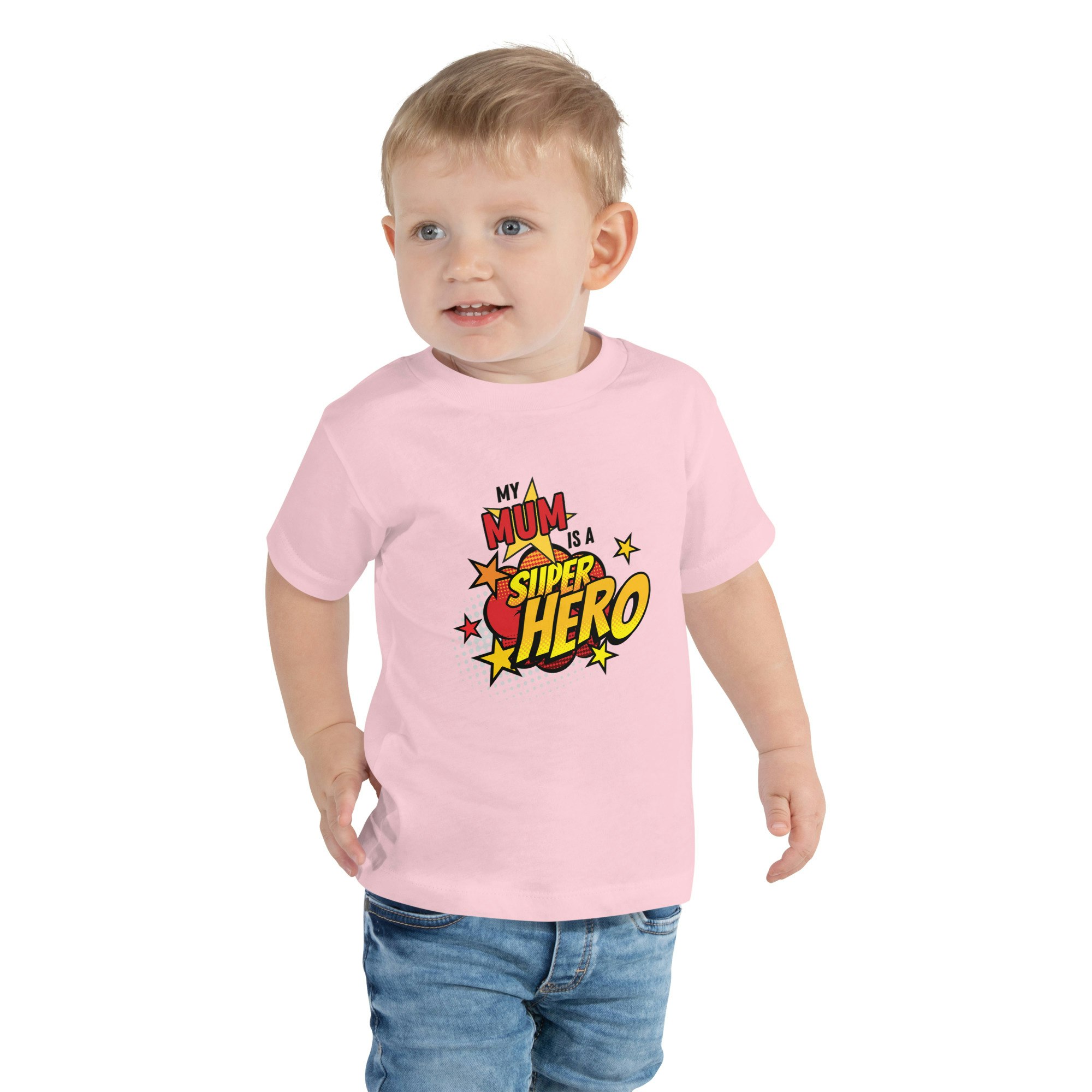 Superhero Mum Toddler Short Sleeve Tee