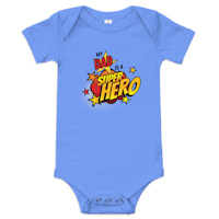 Superhero Dad Baby short sleeve one piece bodysuit