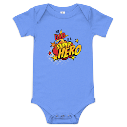 Superhero Dad Baby short sleeve one piece bodysuit