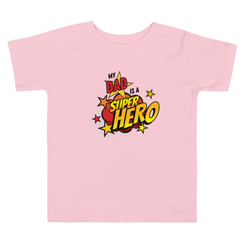 Superhero Dad Toddler Short Sleeve Tee