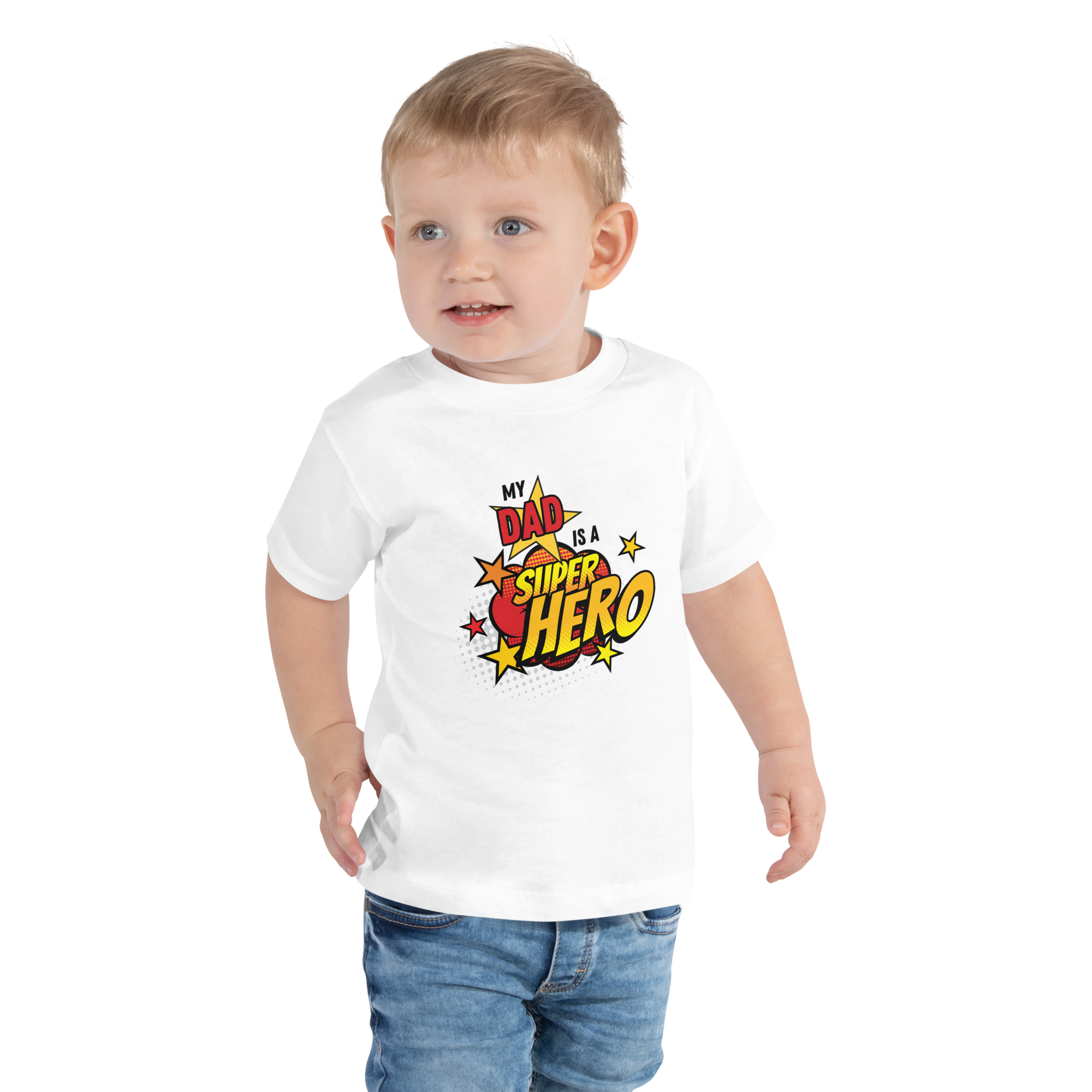 Superhero Dad Toddler Short Sleeve Tee