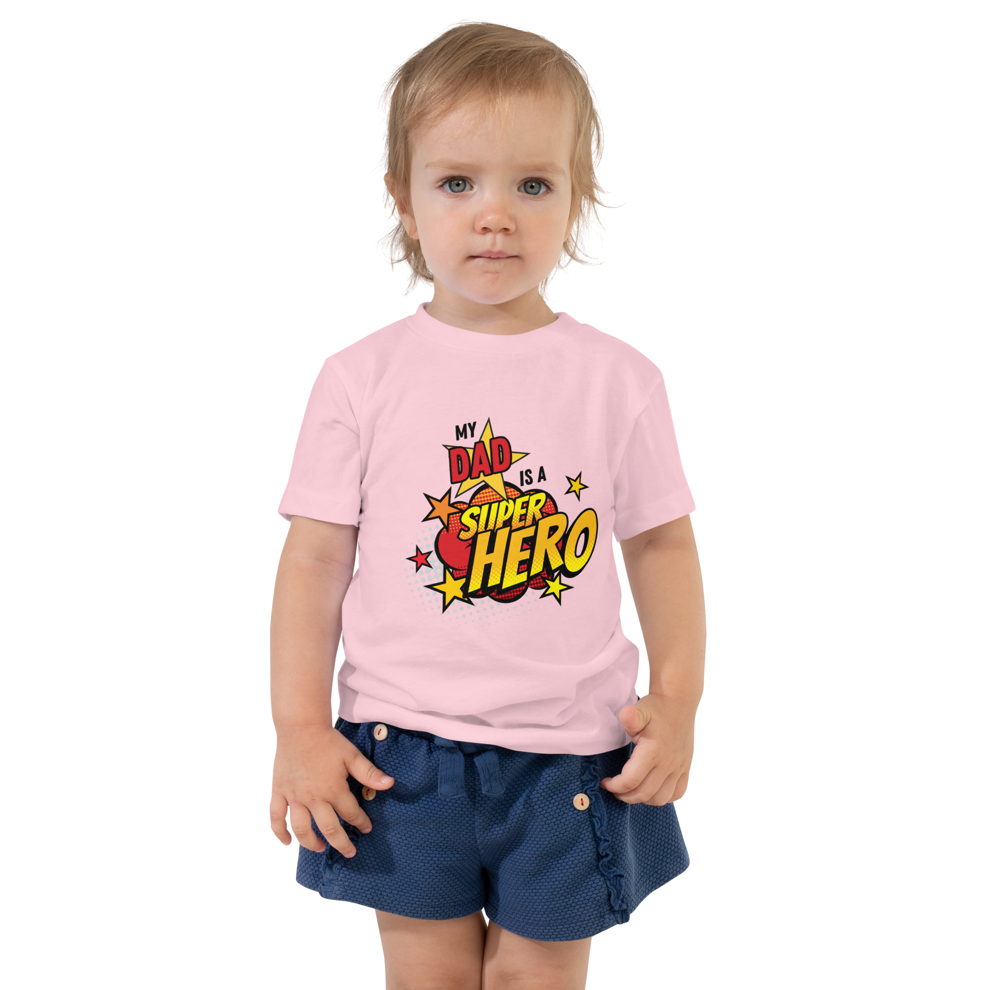 Superhero Dad Toddler Short Sleeve Tee