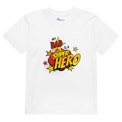 Superhero Dad Organic cotton kids t-shirt