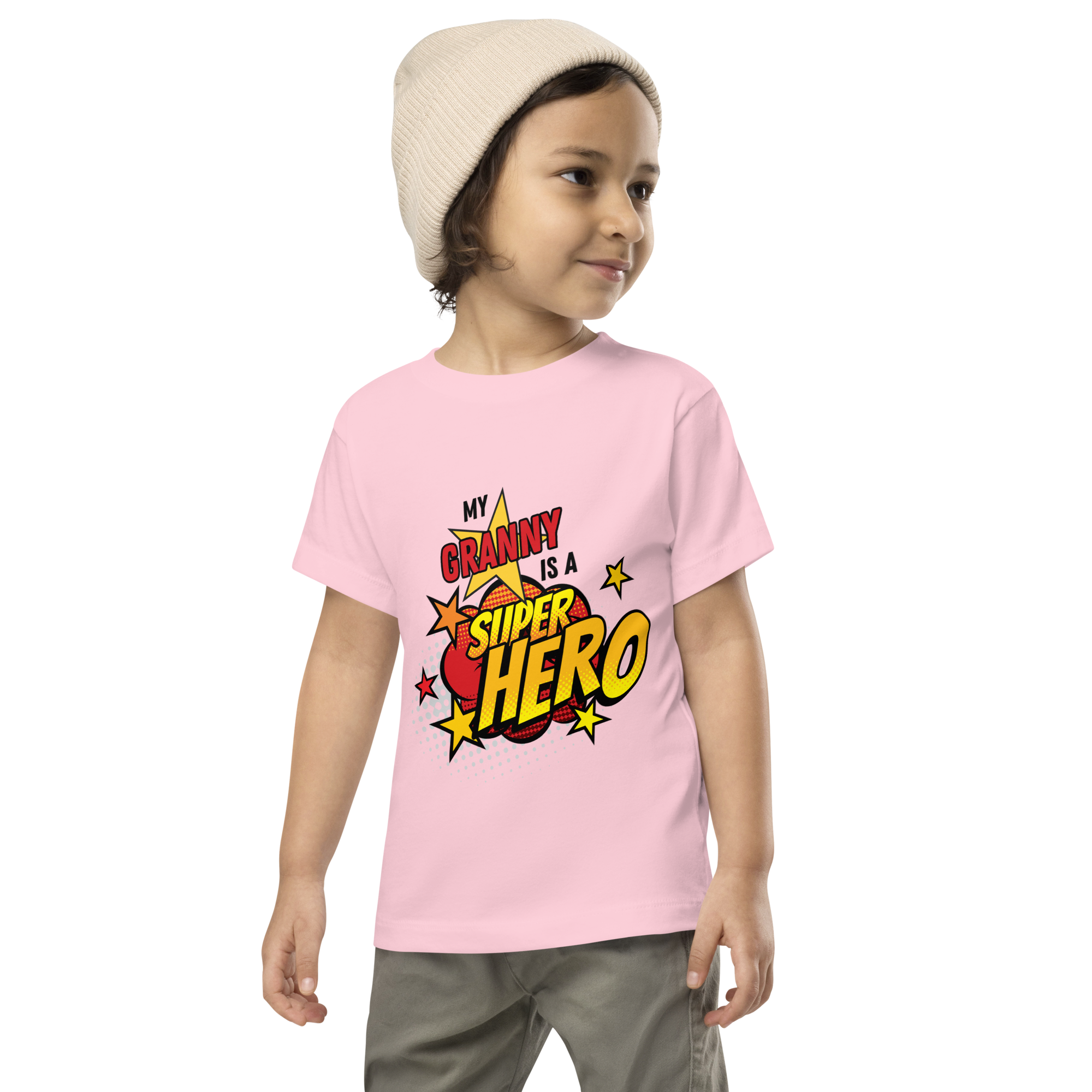 Superhero Granny Toddler Short Sleeve Tee