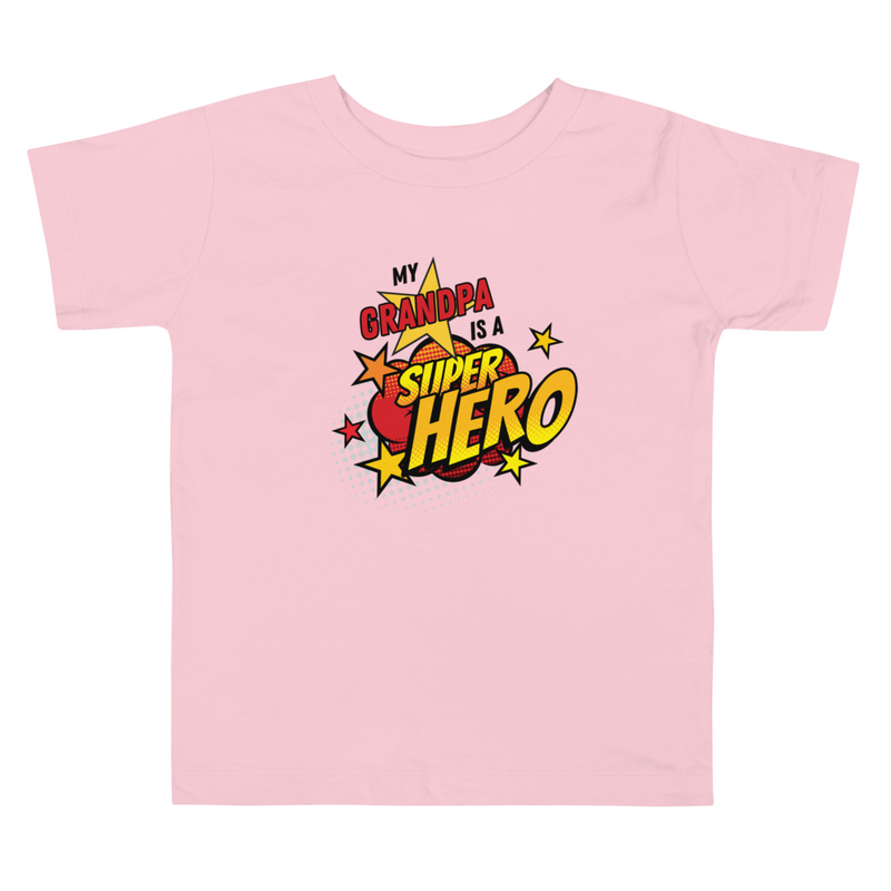 Superhero Grandpa Toddler Short Sleeve Tee