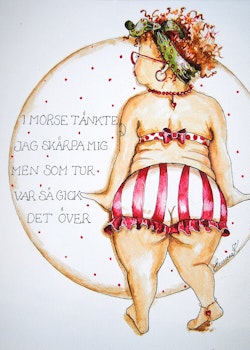 I morse tänkte jag skärpa mig