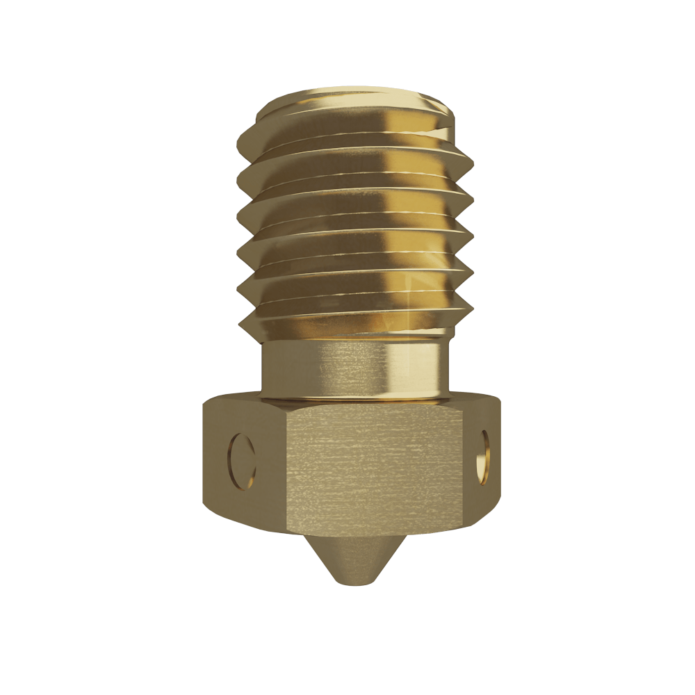 Nozzle V6 Brass 5 pack 0,4 mm