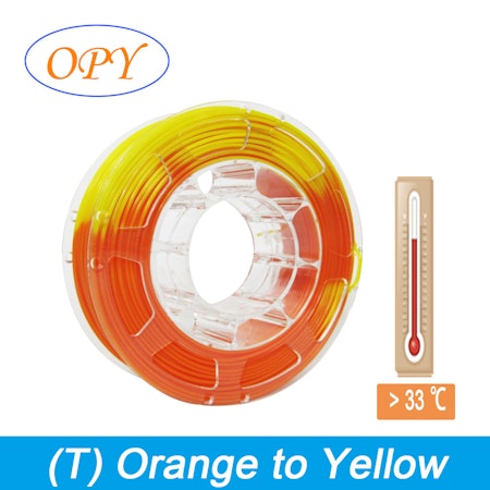 OPY Tech Temp Change Orange to yellow